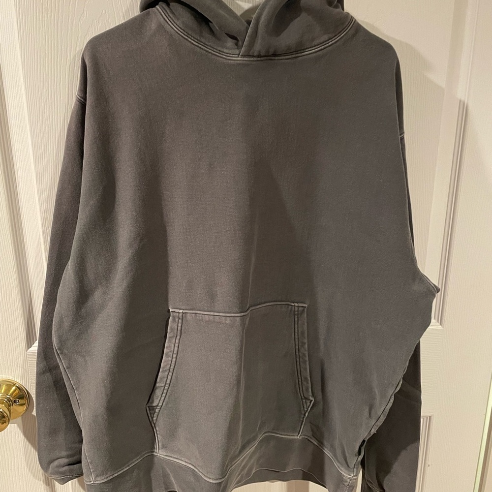 American Eagle Outfitters Charcoal Gray Hoodie, size Large tall